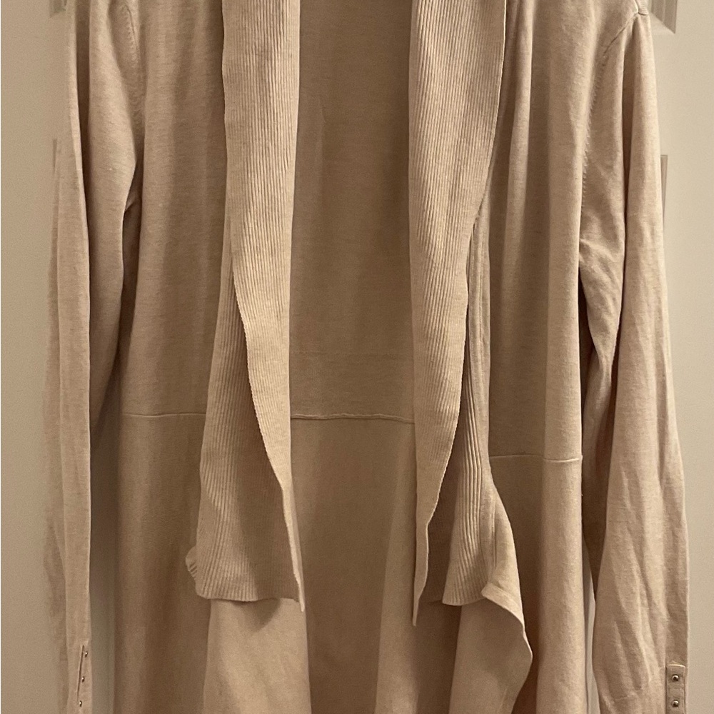 White House Black Market Open Cardigan Sweater - Size Large - Picture 3 of 10